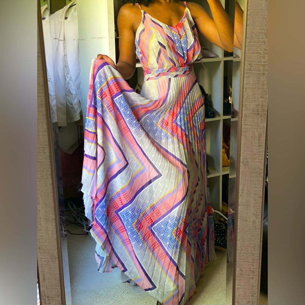 Pleated Maxi